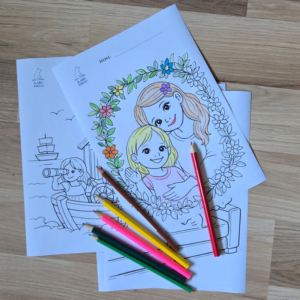 Emilia ja Olivia suvelugude värvilehed